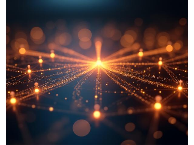 Abstract render of glowing, interconnected nodes and lines against a dark background, symbolizing communication and policy updates.
