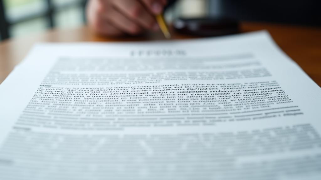 A legal document or contract with 'Disclaimer' prominently visible, subtly blurred background, emphasizing the fine print and clarity of legal text. Professional, serious tone.